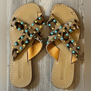 MYSTIQUE Animal Print Sandals